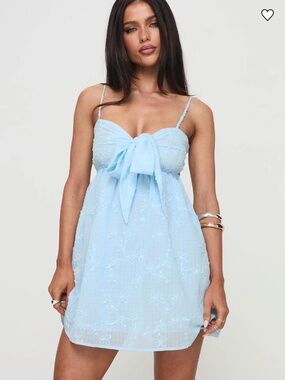 Princess Polly - Granno Mini Dress Light Blue BNWT